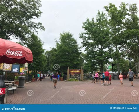 Carowinds Amusement Park in Charlotte, North Carolina Editorial Image ...
