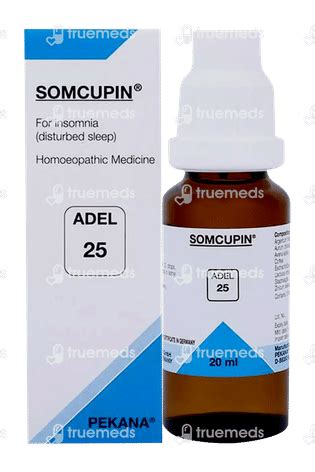Adel 25 Somcupin Drop 20 Ml - Uses, Side Effects, Dosage, Price | Truemeds