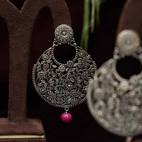 Riya Silver Earrings