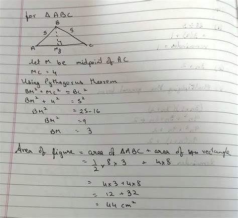 Fine the area of the polygon ABCDE given below... - Brainly.in