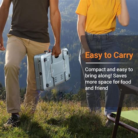 20,000 BTUs Portable Propane Camp Stove with 2 | Ubuy India