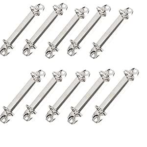 Haomian 10 Packs- Magnetic 2 Ring Binder Locking Mechanism, 1" O-Shaped ...