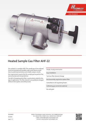 NT M - Bühler Technologies - PDF Catalogs | Technical Documentation ...