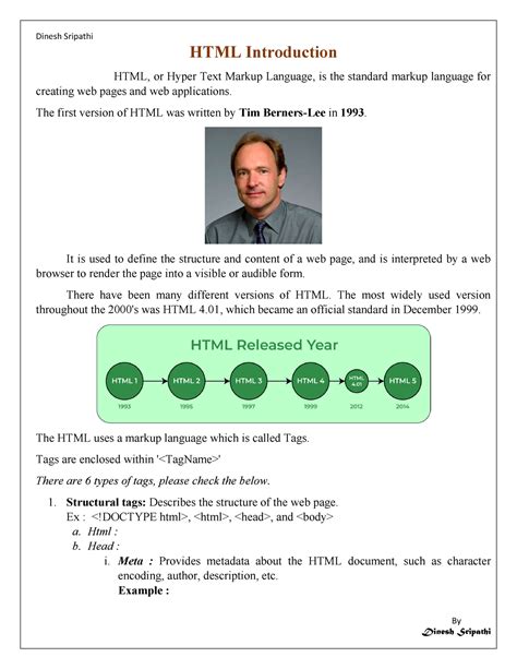 Htmlcomplete Notes - By HTML Introduction HTML, or Hyper Text Markup ...