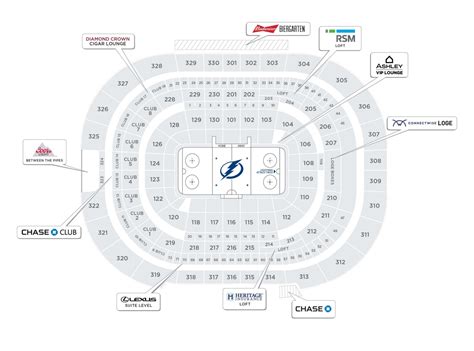 Amalie Arena Seating Chart 2023: For Hockey and Events - SeatGraph