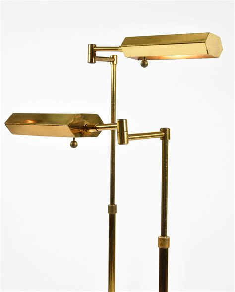 Pair of Mid-century brass floor lamps | Valerie Wade
