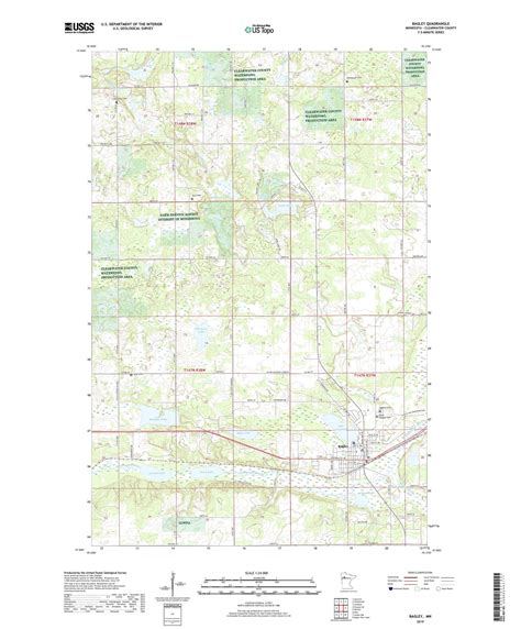 Bagley Minnesota US Topo Map – MyTopo Map Store