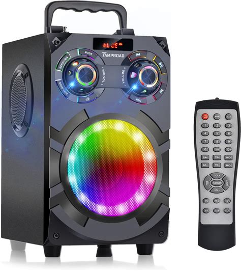 Amazon.com: Portable Bluetooth Speakers with Lights, 60W Wireless Big ...