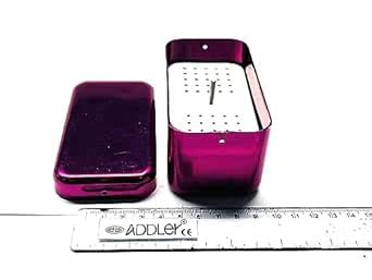 ADDLER DENTAL ENDO BOX WITH BUR FILE 50 HOLES AUTOCLAVABLE (ASSORTED ...