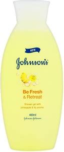 JOHNSON'S Be Fresh & Retreat With Pineapple And Lily Aroma Shower Gel ...
