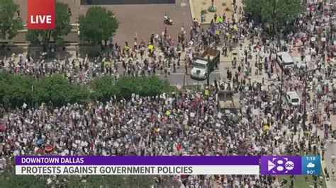 'No Kings' protests: Thousands gather in Dallas, Fort Worth rallies ...