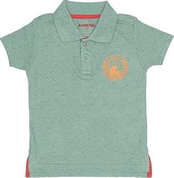 Buy SHARK TRIBE sharktribe Printed Cotton T-Shirt for Boys (Green) at ...