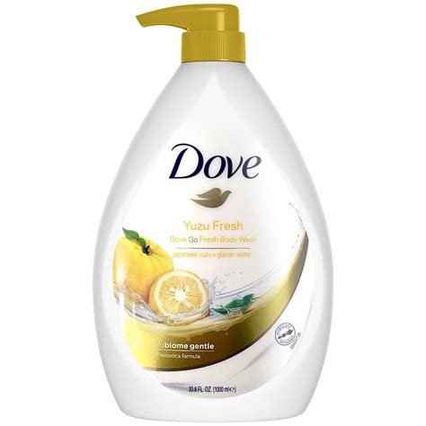 Buy Dove Go Fresh Body Wash, Yuzu Fresh Scent, Japanese Yuzu x Glacier ...