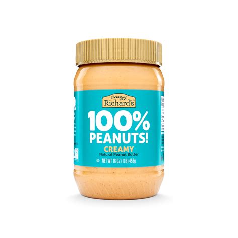 Great Value No Stir Creamy Natural Peanut Butter Spread, 40 oz ...