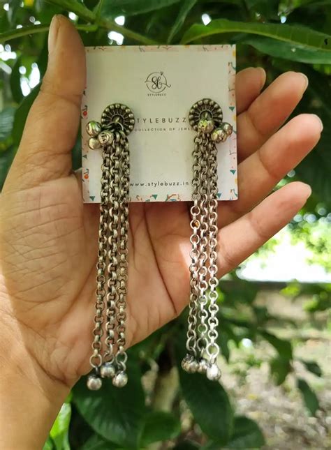 Replica Long Chain Earrings – StyleBuzz