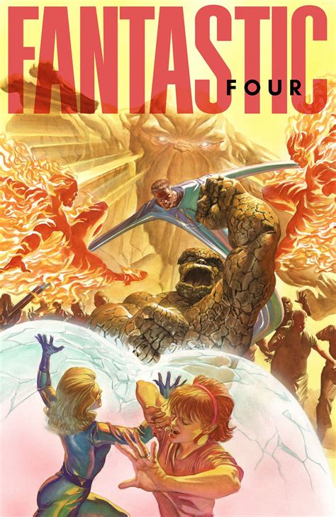 Alex Ross- Fantastic Four #9 cover, in Sal Abbinanti's 'ALEX ROSS ...