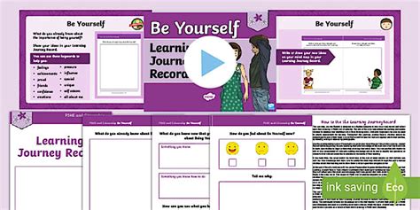 PSHE: LKS2 Be Yourself - Learning Journey Record