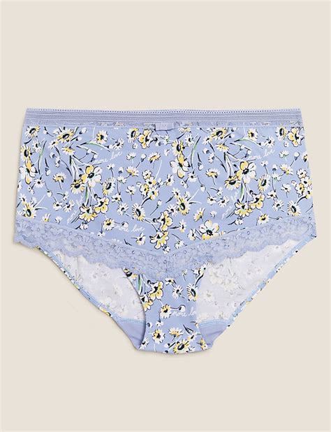 Buy OPP Cotton Print Full Brief at Marks & Spencer