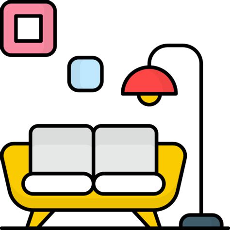 Living room - Free furniture and household icons