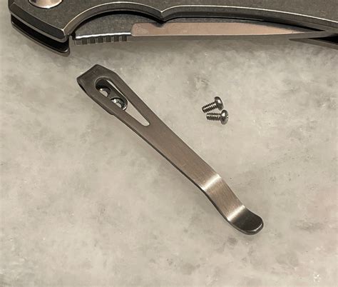 Titanium Deep Carry Pocket Clip for Zero Tolerance ZT0450 - Etsy Canada