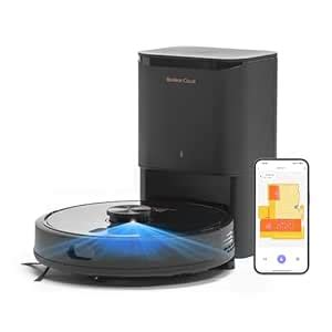 Boolean Cloud Robot Vacuum Self Emptying for 45 Days Hands-Free, Robot ...