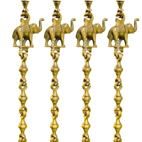 PREMIUM BRASS ELEPHANT HEADED SWING CHAIN | OONJAL | AATUNJAL | JULA C ...