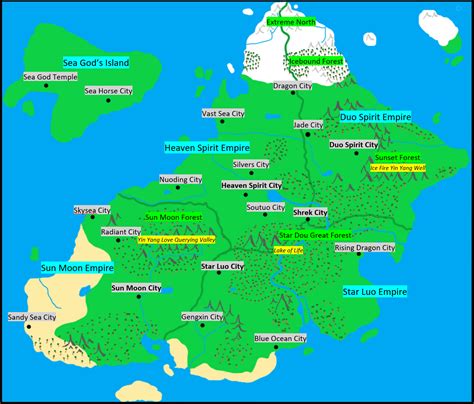 Map Of Soul Land