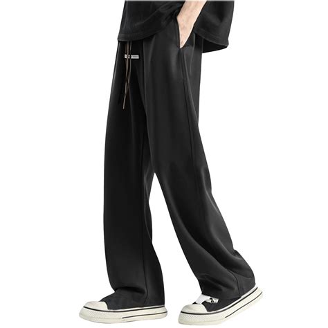 Wyobmus Mens Casual Dress Pants Slim Fit Suit Pants Expandable Waist ...