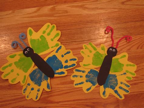 Hand And Foot Butterfly Craft at Peggy Bradley blog