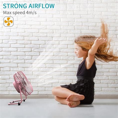 xasla 9 Inch USB Rechargeable Desk Fan, 6700mAh India | Ubuy