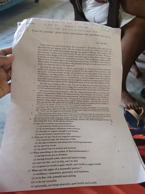 Anybody is in class 11 and half yearly exam is going on then please ...