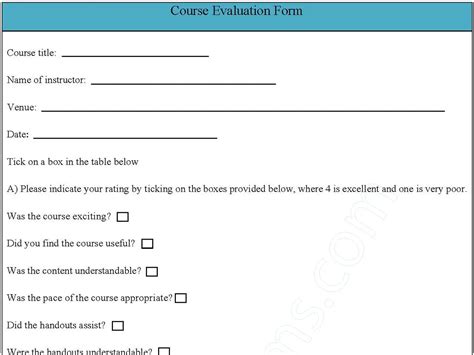 Image result for How to Write a Course Evaluation Statement