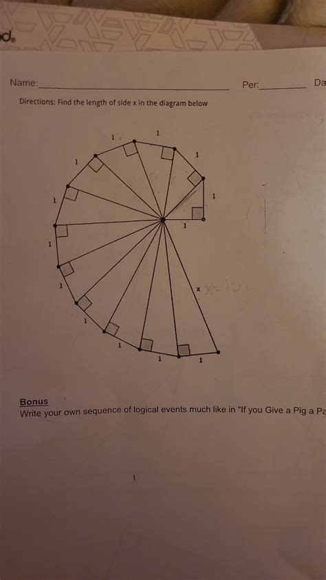 (Grade 10 Algebra 2: find the length of x) : r/HomeworkHelp