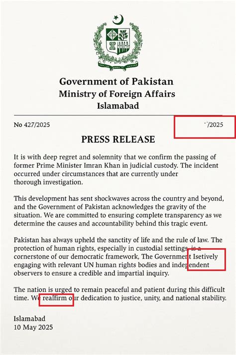 Fact Check: Ex-Pakistan PM Imran Khan Dead In Jail? No, Fake Press ...