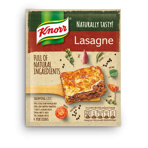 Naturally Tasty Lasagne  Knorr Ireland