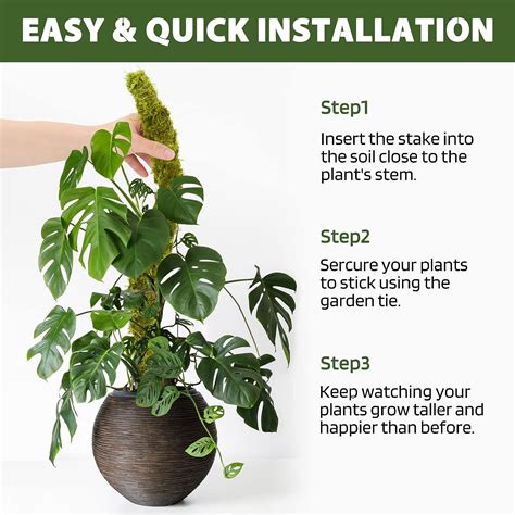 Buy Kerykwan Moss Pole, Bendable Moss Pole for Plants Monstera, Plant ...