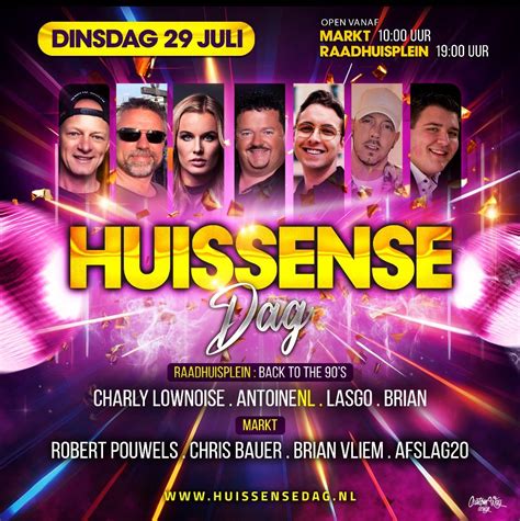 Huissensedag 2025, Raadhuisplein, Huissen, Lingewaard, 29 July to 30 ...