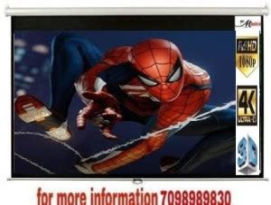 Moiz lite Series Manual Auto-Lock Projector Screen , 84 Inches Diagonal ...