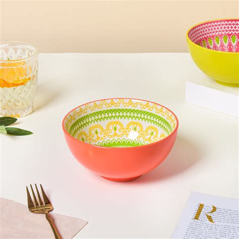 Pop Mandala Snack Bowl Orange 400ml Set Of 2 Online - Premium Snack ...