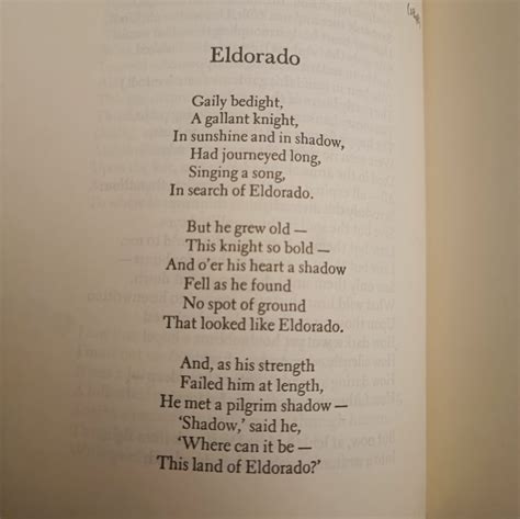 Eldorado The Poem