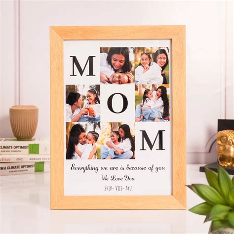 Get Personalized Mom Photo Collage Frame | The Zappy Box