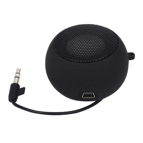 NIEI Mini Speaker Portable Rechargeable Travel Speaker with Aux Input Wired 3.5mm Headphone Jack ...