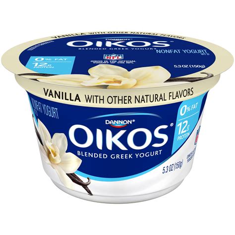 Dannon Oikos Greek Yogurt Vanilla Nutrition | Besto Blog