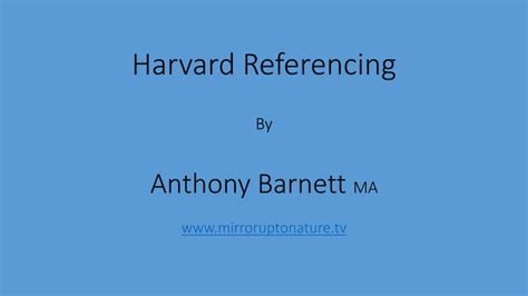 Image result for Harvard References MS PowerPoint