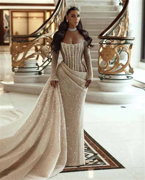Pin by Tia on Fashionista | Sequin wedding dress long sleeve, Wedding dress sequin, Long wedding ...