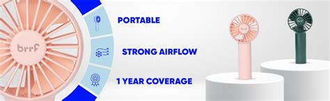 brrf Pocket Fan (Upto 12 Hours Running On Single Charge) Mini Fan ...