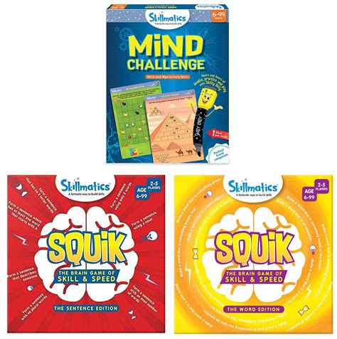 Buy Skillmatics|Squik: The Brain Game of Skill and Speed - Word Edition ...