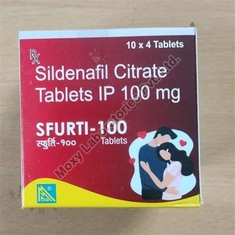 Sfurti 100 Sildenafil Citrate Tablet Manufacturer, Supplier from Vadodara