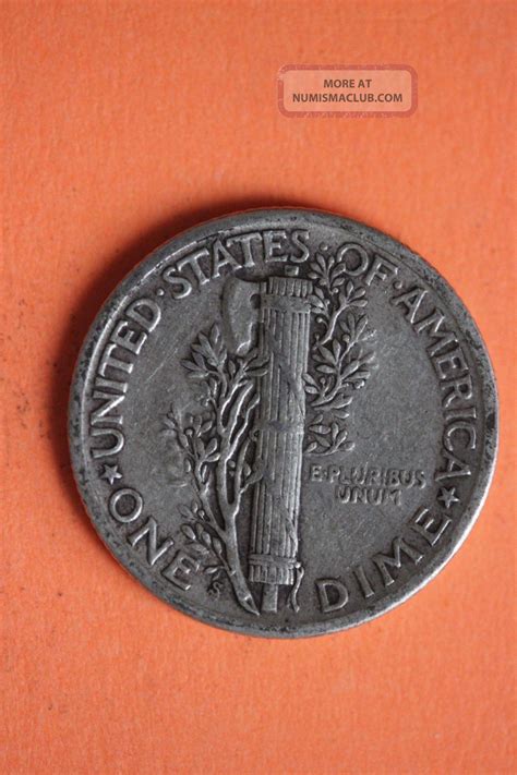 1939 - P Mercury Dime Winged Liberty Fast 90 Silver Us Bullion Coin 052