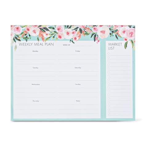 PenGear Magnetic Weekly Meal Planner Pad, 60 Sheets India | Ubuy
